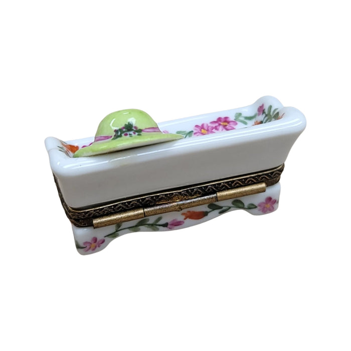 Lutyens Garden Bench Limoges Box for Home Decor Porcelain Limoges Garden French Trinket Box