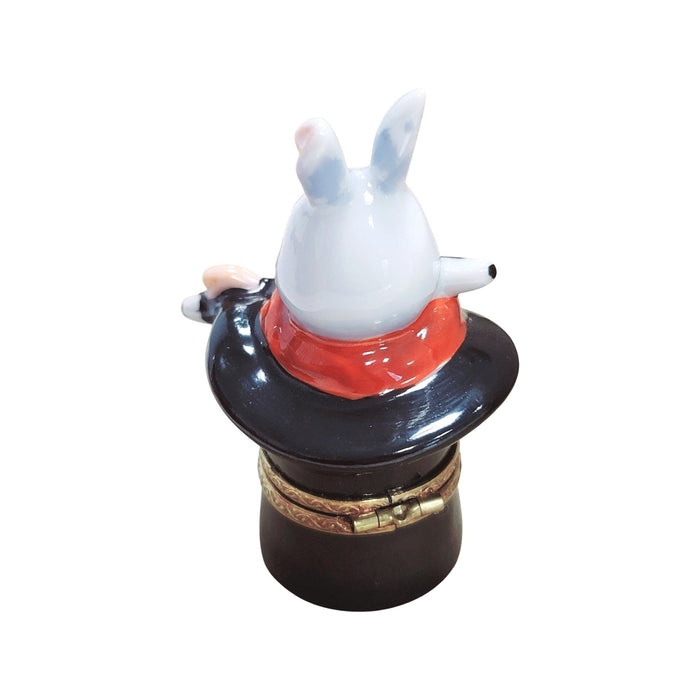 Magic Rabbit Limoges Box for Collectors Porcelain Limoges rabbit professional kids maternity fine spiritual French Trinket Box