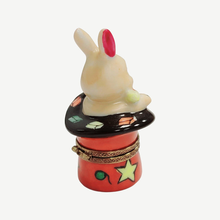 Magic Rabbit Limoges Box for Collectors Porcelain Limoges rabbit professional kids maternity fine spiritual French Trinket Box