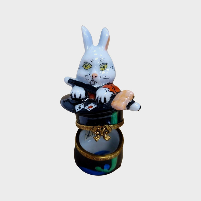 Magic Rabbit in Black Hat Magician-rabbit professional kids maternity fine spiritual-CH3S128BL