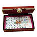 Limoges Mahjong Set for Collectors Porcelain Limoges games travel French Trinket Box