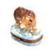 Majestic Brown Bear Limoges Box for Nature Lovers Porcelain Limoges bear French Trinket Box