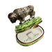Hand-painted Buffalo Limoges box, French artistry for lovers of fine art