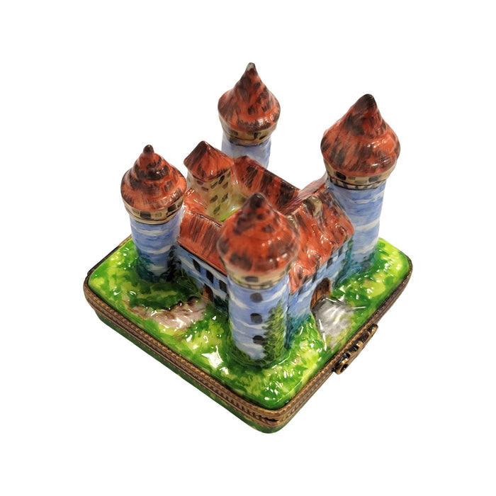 Majestic Castle Limoges Box for Collectors Porcelain Limoges monuments travel myth Fairy Tale French Trinket Box