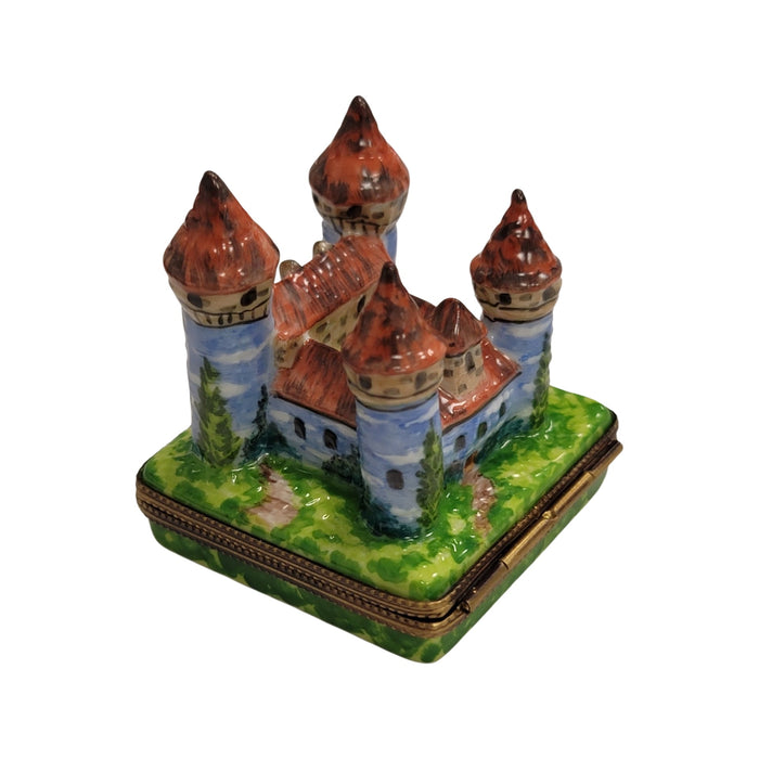 Majestic Castle Limoges Box for Collectors Porcelain Limoges monuments travel myth Fairy Tale French Trinket Box