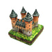 Fortified Castle Box for Royal Collectors Porcelain Limoges monuments travel myth Fairy Tale French Trinket Box