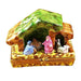 Manger Nativity Box for Christmas Joy Porcelain Limoges nativity French Trinket Box