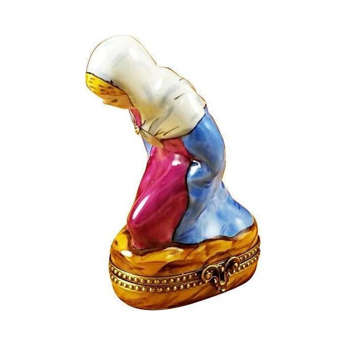 Genuine Rochard Mary Limoges box painted by hand in France for Christmas, from Limoges Boutique