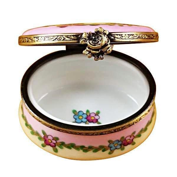 Mazeltov Oval Limoges Box for Elegant Decor Porcelain Limoges jewish French Trinket Box