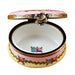 Mazeltov Oval Limoges Box for Elegant Decor Porcelain Limoges jewish French Trinket Box