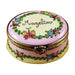 Mazeltov Oval Limoges Box for Elegant Decor Porcelain Limoges jewish French Trinket Box
