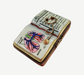 Medicine Book Limoges Box for Doctors Porcelain Limoges professional books French Trinket Box
