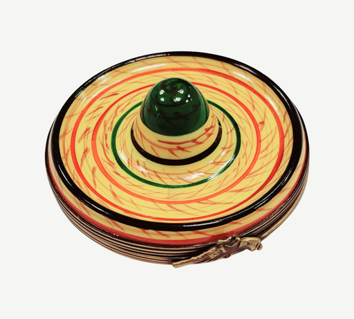 Mexican Sombrero Limoges Box for Collectors Porcelain Limoges world travel French Trinket Box
