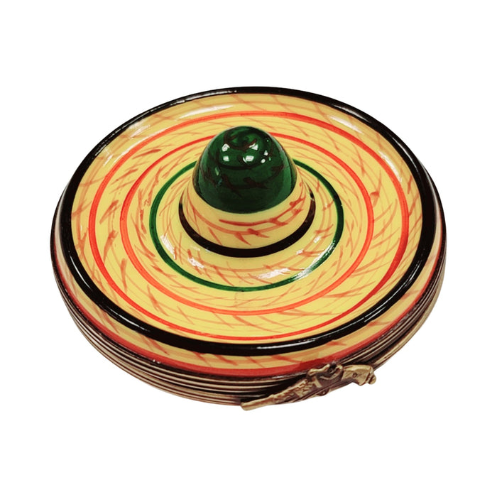 Genuine Mexican Sombero Limoges box painted by hand in France, from Limoges Boutique