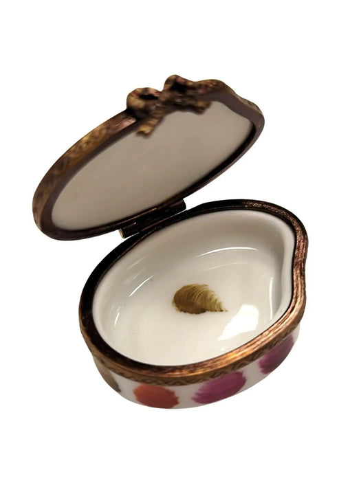 Artist Palette Figurine for Creatives Porcelain Limoges Fine Art French Trinket Box