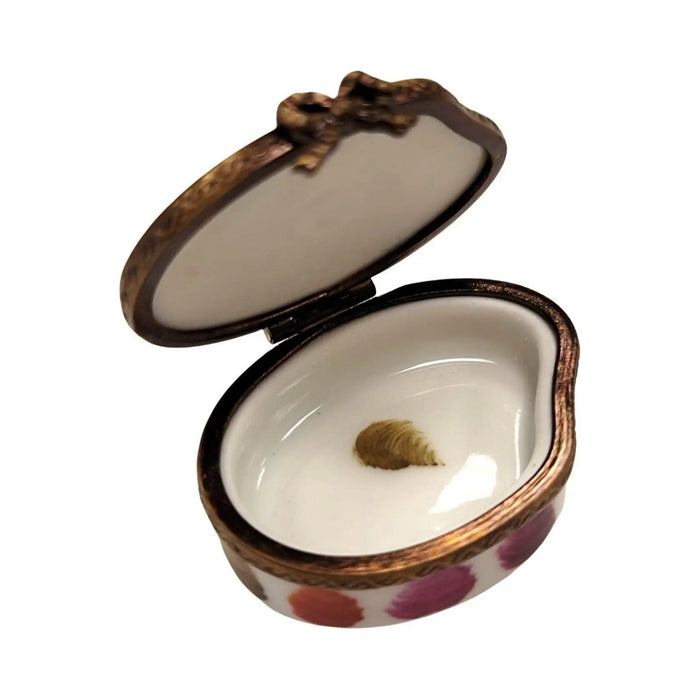Collectible Mini Artist Paint Pallette Limoges box with artisan brushwork
