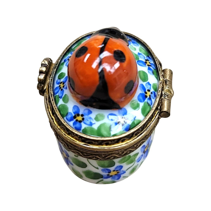 Mini Lady Bug Limoges Box for Collectors Porcelain Limoges LIMOGES BOXES bugs critters French Trinket Box