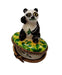 Mini Panda Bear Limoges Box for Collectors Porcelain Limoges bear French Trinket Box