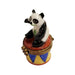 Mini Panda Limoges Box for Collectors Porcelain Limoges bear French Trinket Box