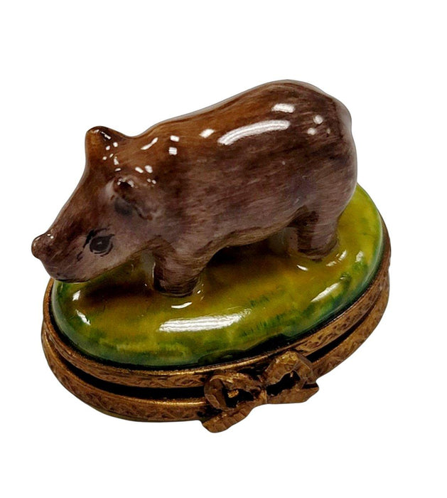 Mini Rhino Limoges Box Porcelain Figurine-Wild LIMOGES BOXES-CH2P225
