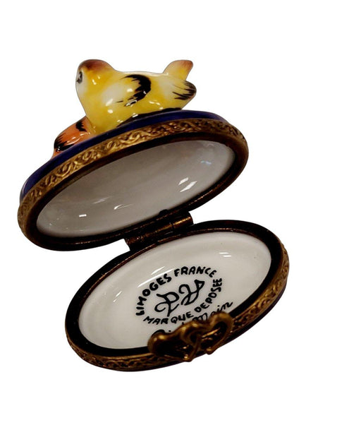 Mini Two Little Birds Limoges Box Porcelain Figurine-birds LIMOGES BOXES-CH2P228Z