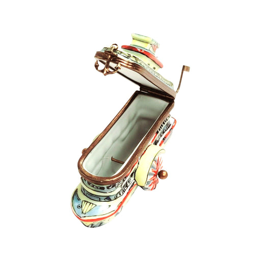 Mississippi Riverboat Limoges Box for Collectors Porcelain Limoges boat united states French Trinket Box