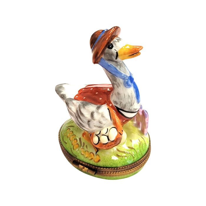 Mother Goose Limoges Box for Collectors Porcelain Limoges Fairy farm bird Fairy Tale French Trinket Box