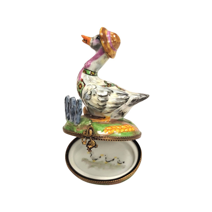 Mother Goose Limoges Box for Collectors Porcelain Limoges Fairy farm bird Fairy Tale French Trinket Box