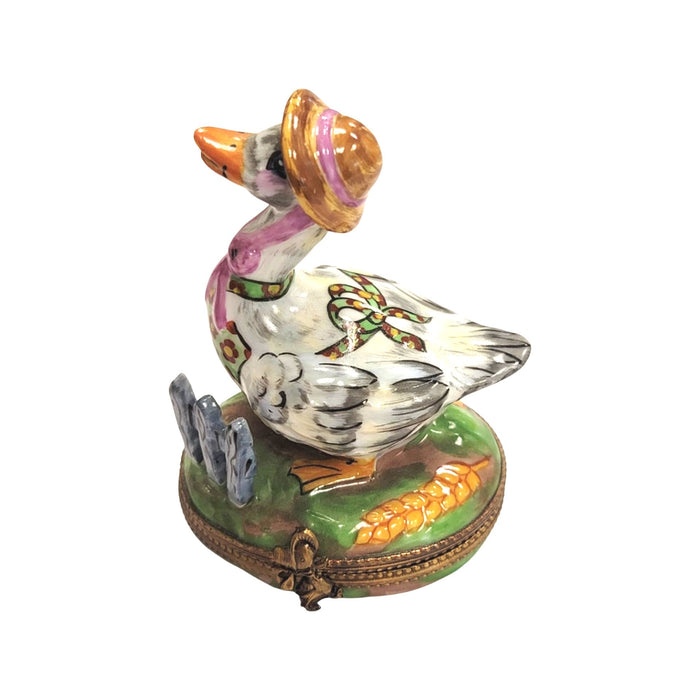 Mother Goose Limoges Box for Collectors Porcelain Limoges Fairy farm bird Fairy Tale French Trinket Box