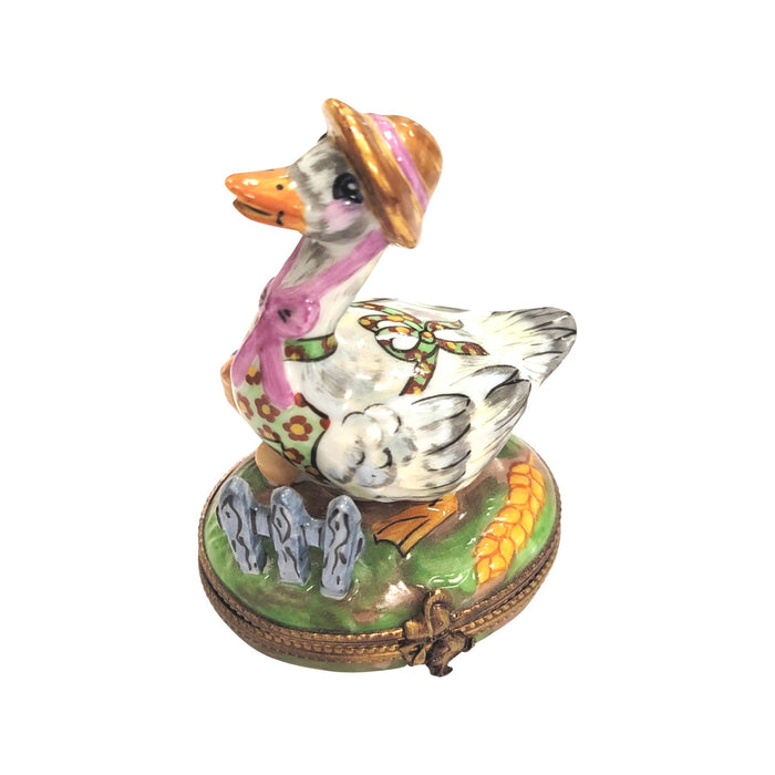 Mother Goose Limoges Box for Collectors Porcelain Limoges Fairy farm bird Fairy Tale French Trinket Box