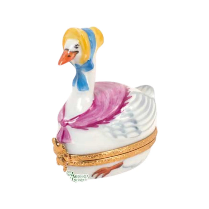 Mother Goose Limoges Box for Collectors Porcelain Limoges Fairy farm Fairy Tale mother French Trinket Box