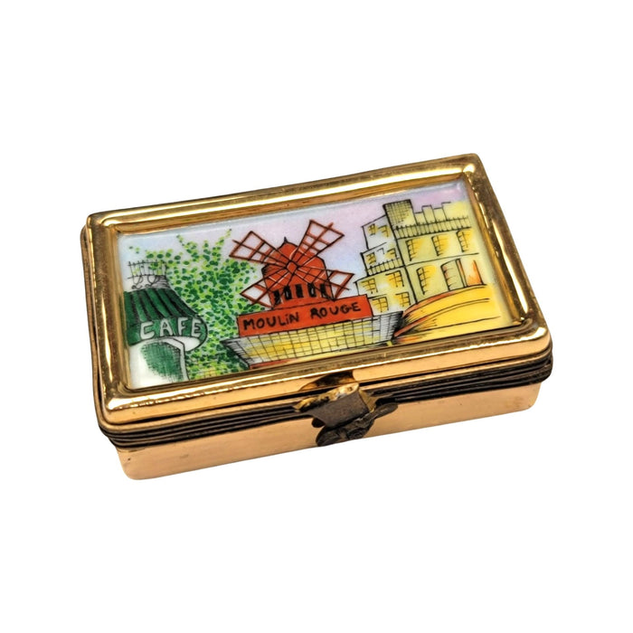 Moulin Rouge Limoges Box for Collectors Porcelain Limoges games gambling travel Paris france French Trinket Box