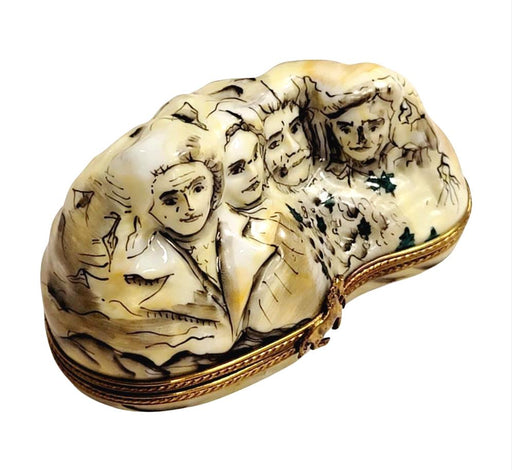 Mount Rushmore Limoges Box for Collectors Porcelain Limoges travel monuments united states French Trinket Box
