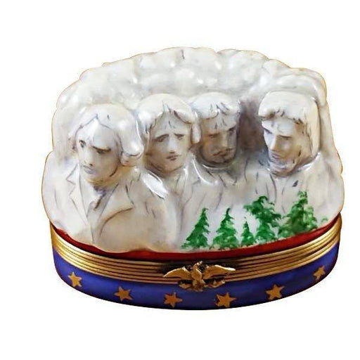 Mount Rushmore Limoges Box for Collectors Porcelain Limoges travel monuments united states French Trinket Box