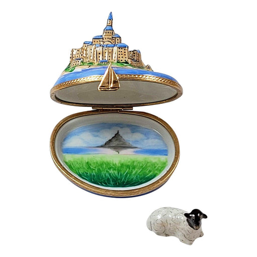 Mount Saint Michel Box for Home Decor Porcelain Limoges France Paris monuments Limoges Box Travel French Trinket Box