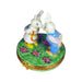 Mr and Mrs Rabbit Limoges Box for Collectors Porcelain Limoges rabbits mice French Trinket Box
