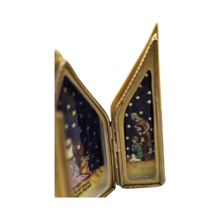 Gift idea for someone who loves France: Nativity Triptych Limoges box
