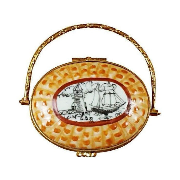 The Nantucket Basket with Lighthouse, a Limoges keepsake with true French charm