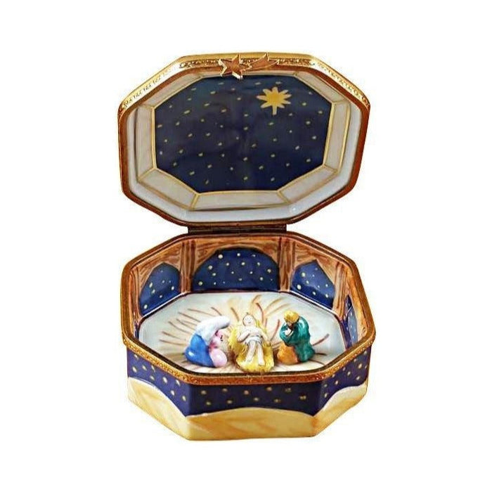 The Nativity Octagon, a Limoges keepsake with true French charm