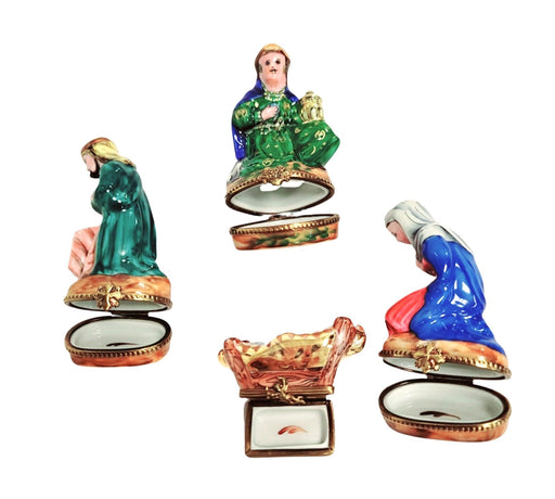 Nativity Scene Limoges Box for Collectors Porcelain Limoges nativity French Trinket Box