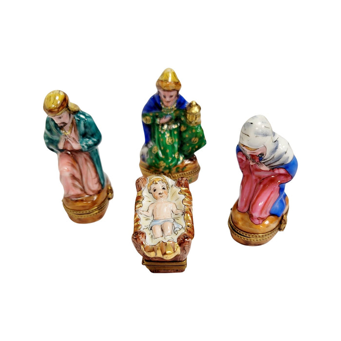 Nativity Scene Limoges Box for Collectors Porcelain Limoges nativity French Trinket Box