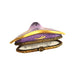 New Orleans purple Mask Limoges Box Porcelain Figurine-LIMOGES BOXES united purse bag-CH6D250