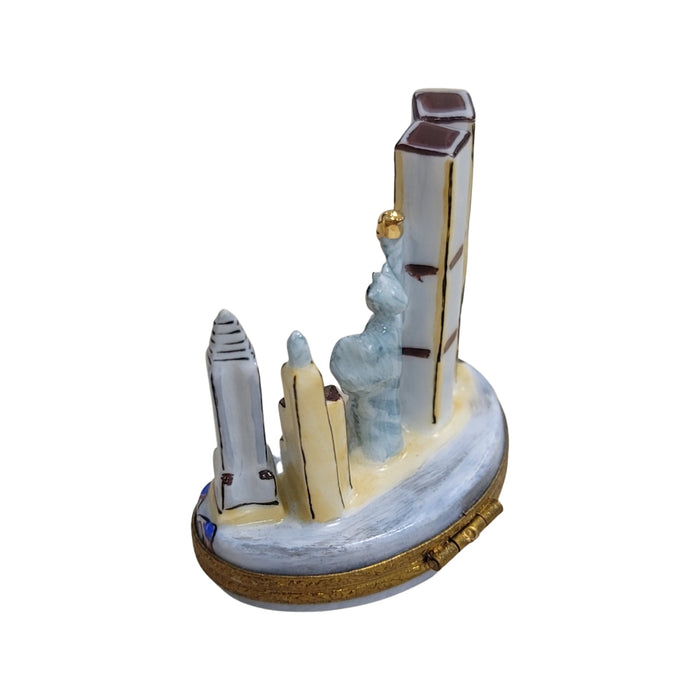 New York Landmark Elegance for Home Decor Porcelain Limoges monuments Limoges Boxes Travel new york special French Trinket Box