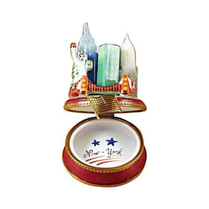 Hand-painted New York Night Limoges box, French artistry for lovers of fine art