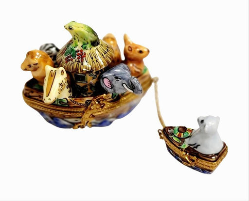 Noah's Ark Limoges Box Delight Porcelain Limoges jewish Christian French Trinket Box