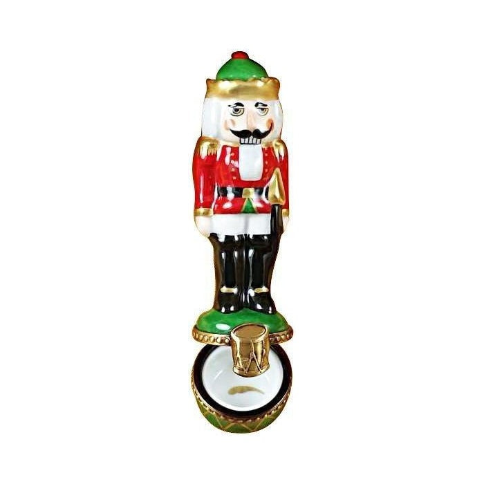Underside of the Nutcracker on Green Base Limoges box with the maker's marks collectors look for