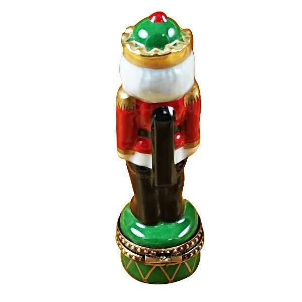 Nutcracker Limoges Box for Holiday Decor Porcelain Limoges nutcracker French Trinket Box