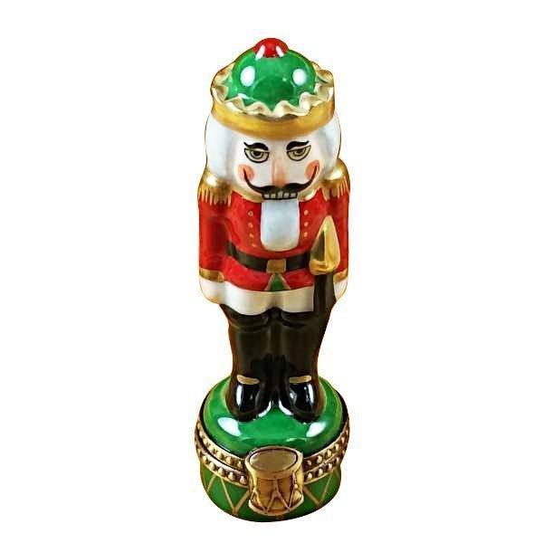 Nutcracker Limoges Box for Holiday Decor Porcelain Limoges nutcracker French Trinket Box