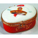 Nautical Elegance Limoges Box Porcelain Limoges round French Trinket Box