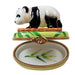 Panda Bear Limoges Box for Wildlife Lovers Porcelain Limoges bear World Travel French Trinket Box